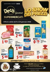 Volantino Gourmet D&eacute;co 09/01/2026 – 19/01/2026