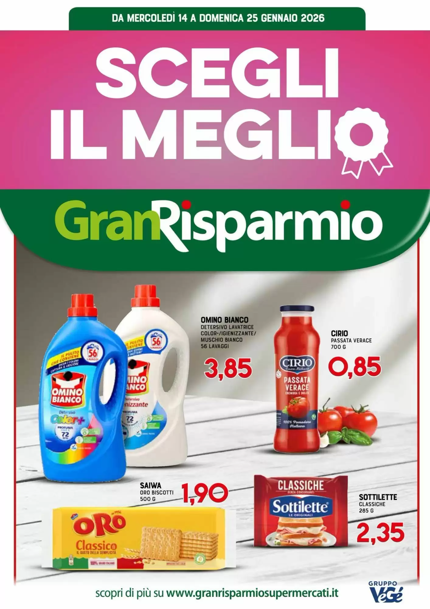Volantino Gran Risparmio 14/01/2026 – 25/01/2026
