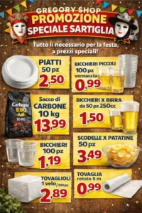 Volantino Gregory Shop 13/01/2026 – 18/01/2026
