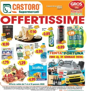 Volantino Il Castoro Supermercati 07/01/2026 – 15/01/2026