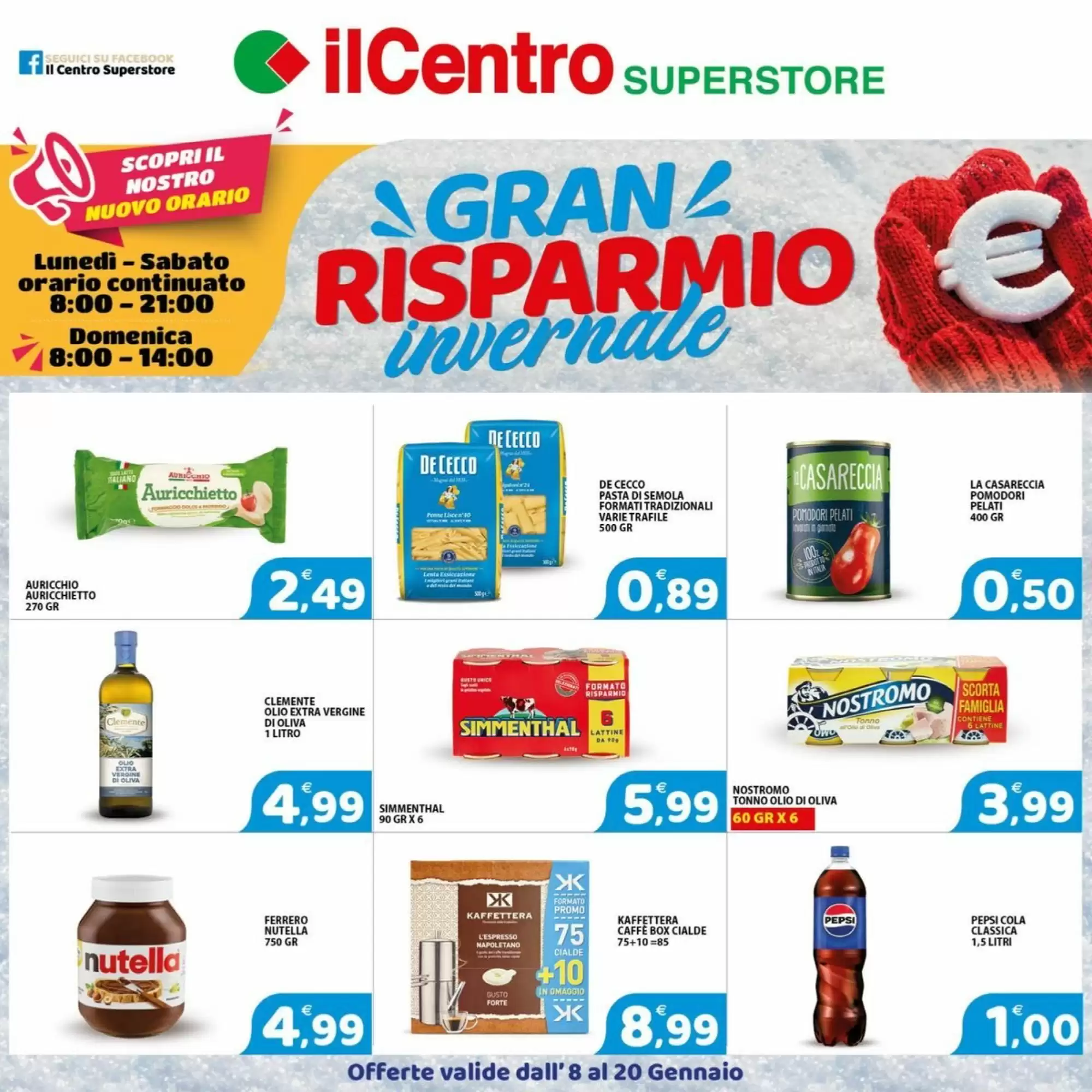 Volantino Il Centro Superstore 08/01/2026 – 20/01/2026