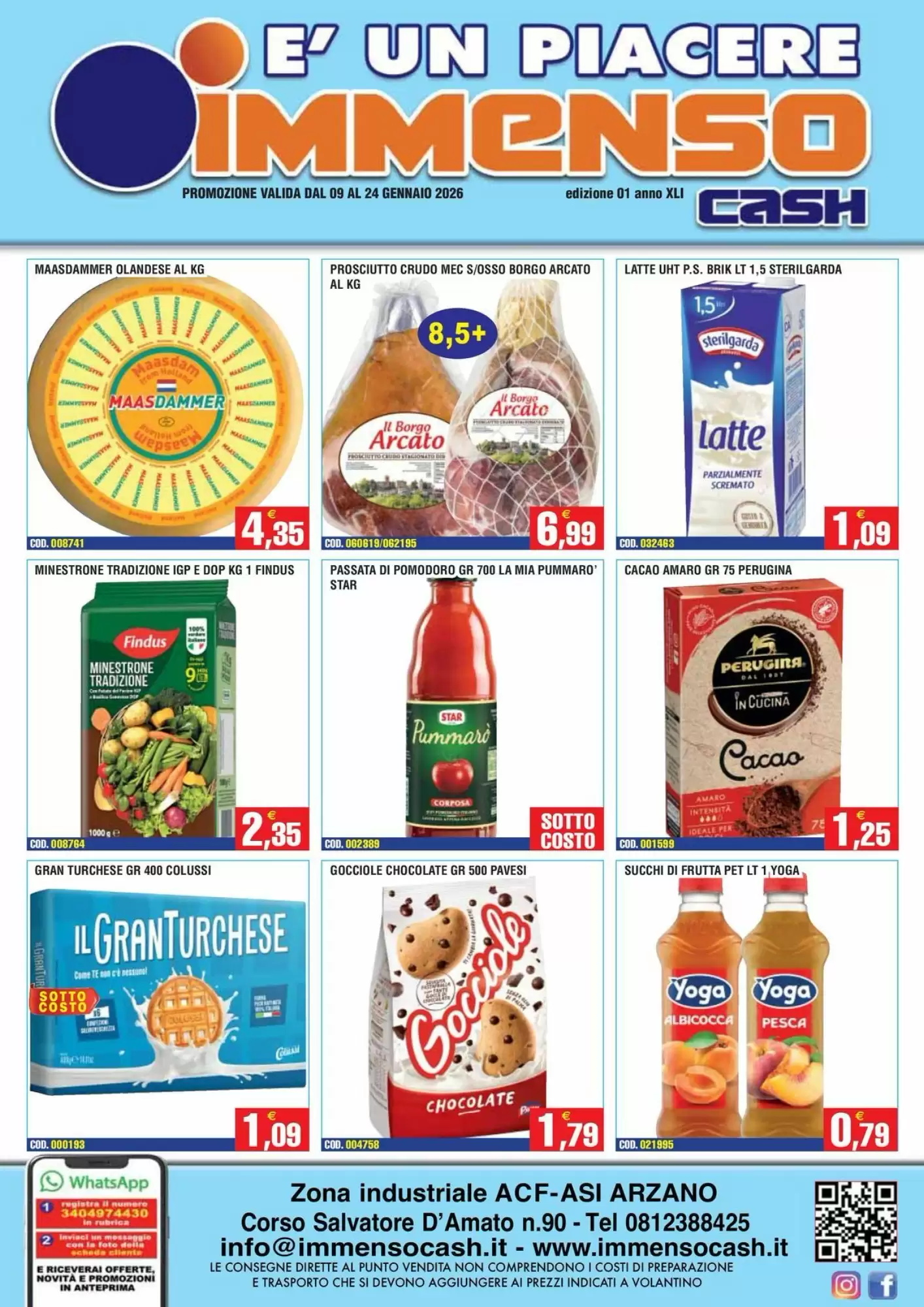 Volantino Immenso Cash 09/01/2026 – 24/01/2026