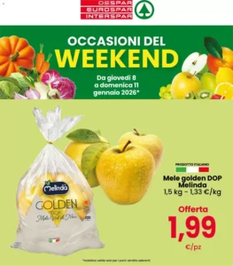 Volantino Interspar 08/01/2026 – 11/01/2026
