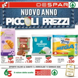 Volantino Interspar 03/01/2026 – 14/01/2026