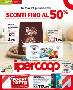 Volantino Ipercoop 15/01/2026 – 28/01/2026
