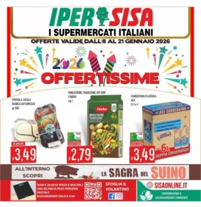 Volantino IperSisa 08/01/2026 – 21/01/2026