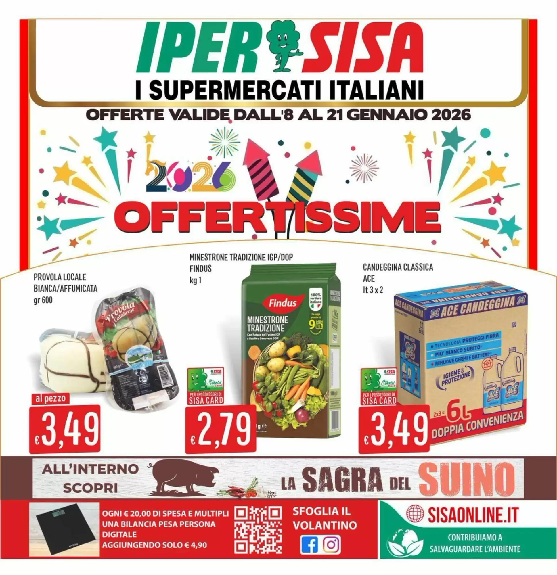 Volantino IperSisa 08/01/2026 – 21/01/2026