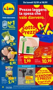 Volantino Lidl 12/01/2026 – 18/01/2026