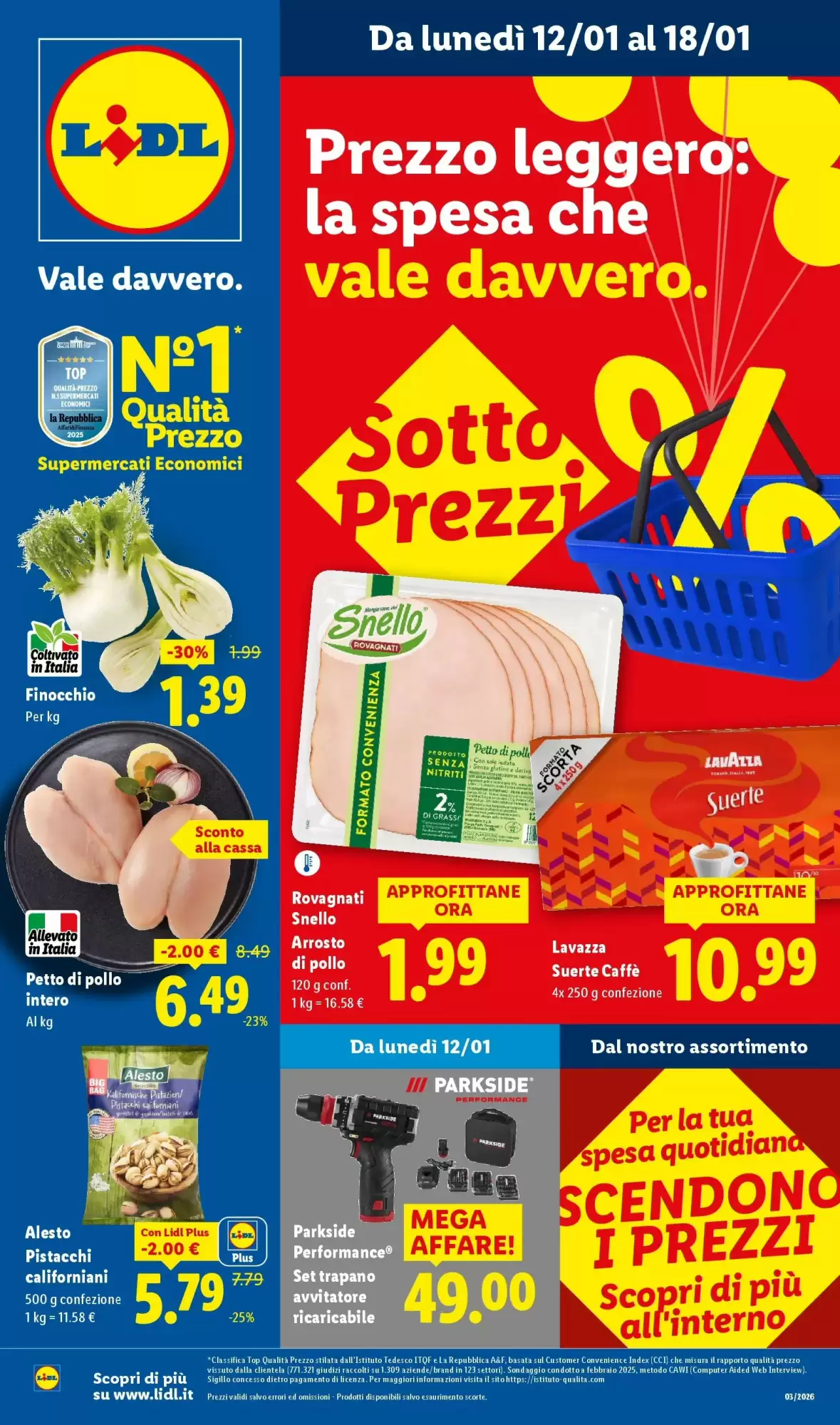 Volantino Lidl 08/01/2026 – 15/01/2026