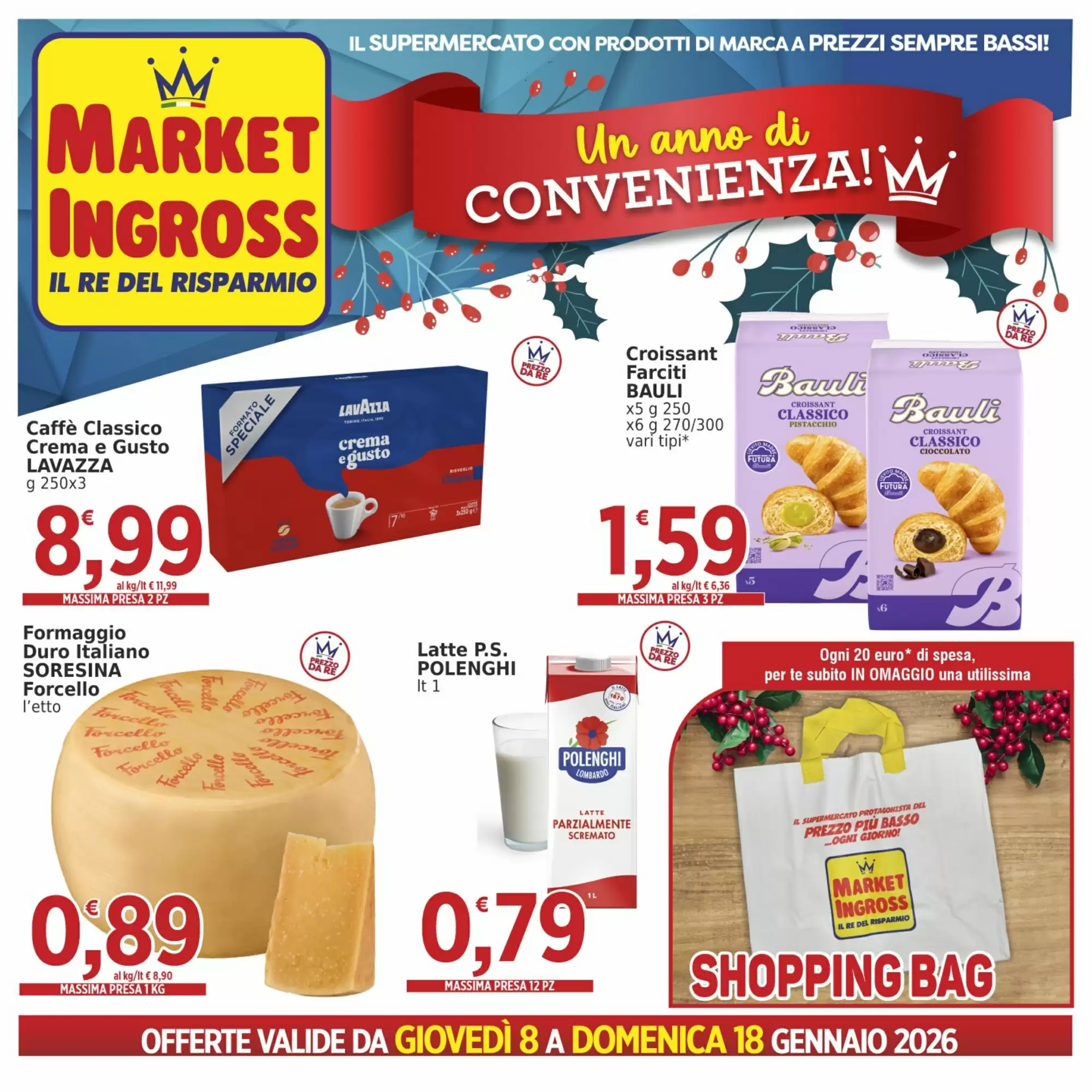 Volantino Market Ingross 08/01/2026 – 18/01/2026