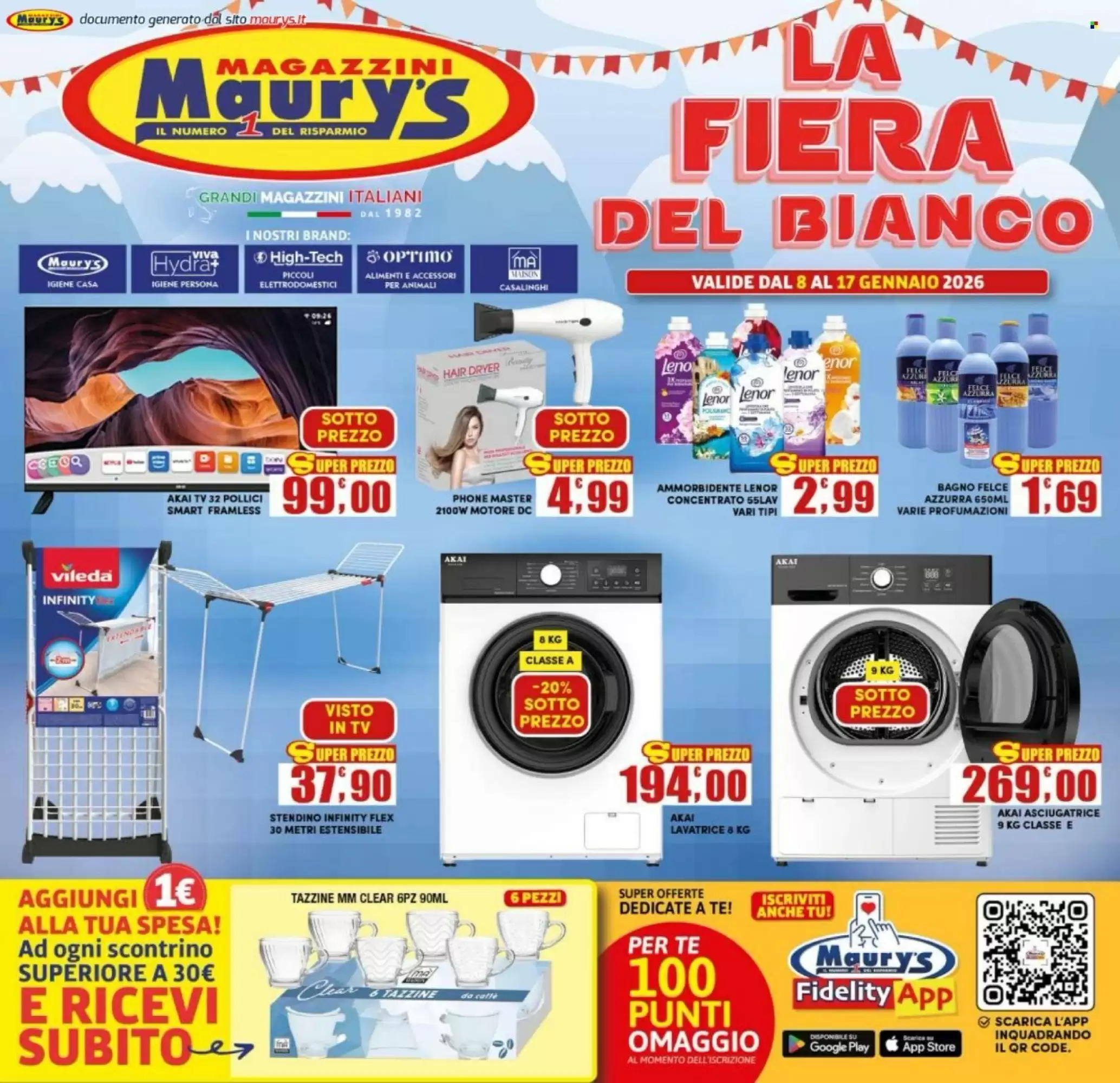 Volantino Maury's 08/01/2026 – 17/01/2026