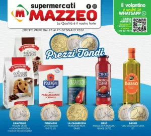 Volantino Mazzeo Supermercati 15/01/2026 – 25/01/2026