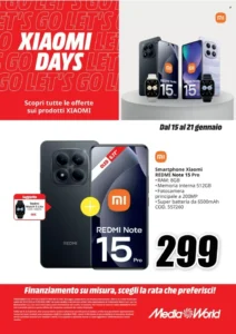 Volantino MediaWorld 15/01/2026 – 21/01/2026
