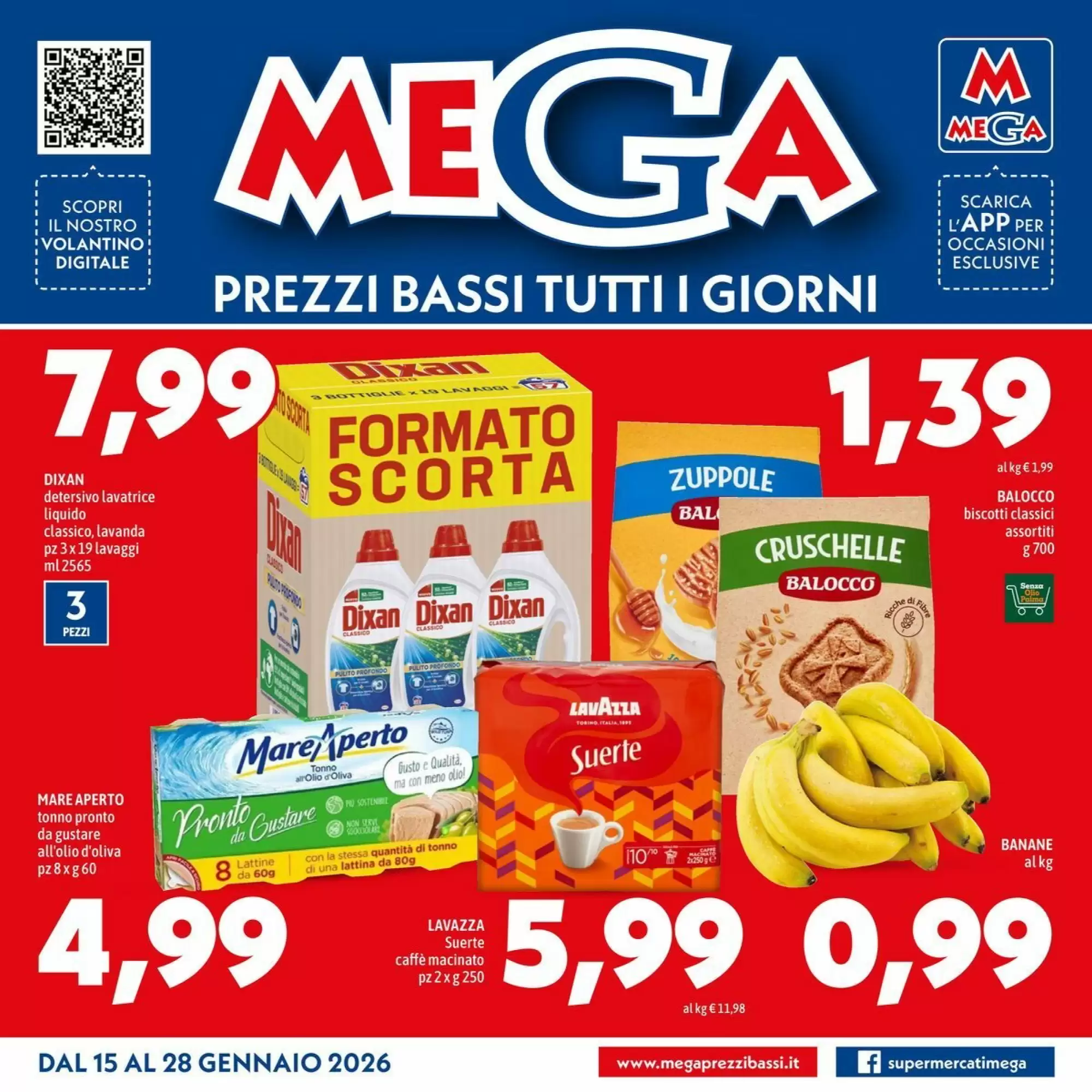 Volantino MEGA 15/01/2026 – 28/01/2026