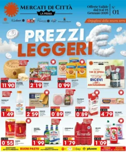 Volantino Mercati di Citt&agrave; La Prima 09/01/2026 – 18/01/2026