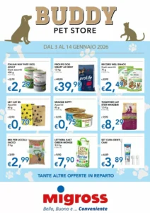 Volantino Migross Superstore 03/01/2026 – 14/01/2026