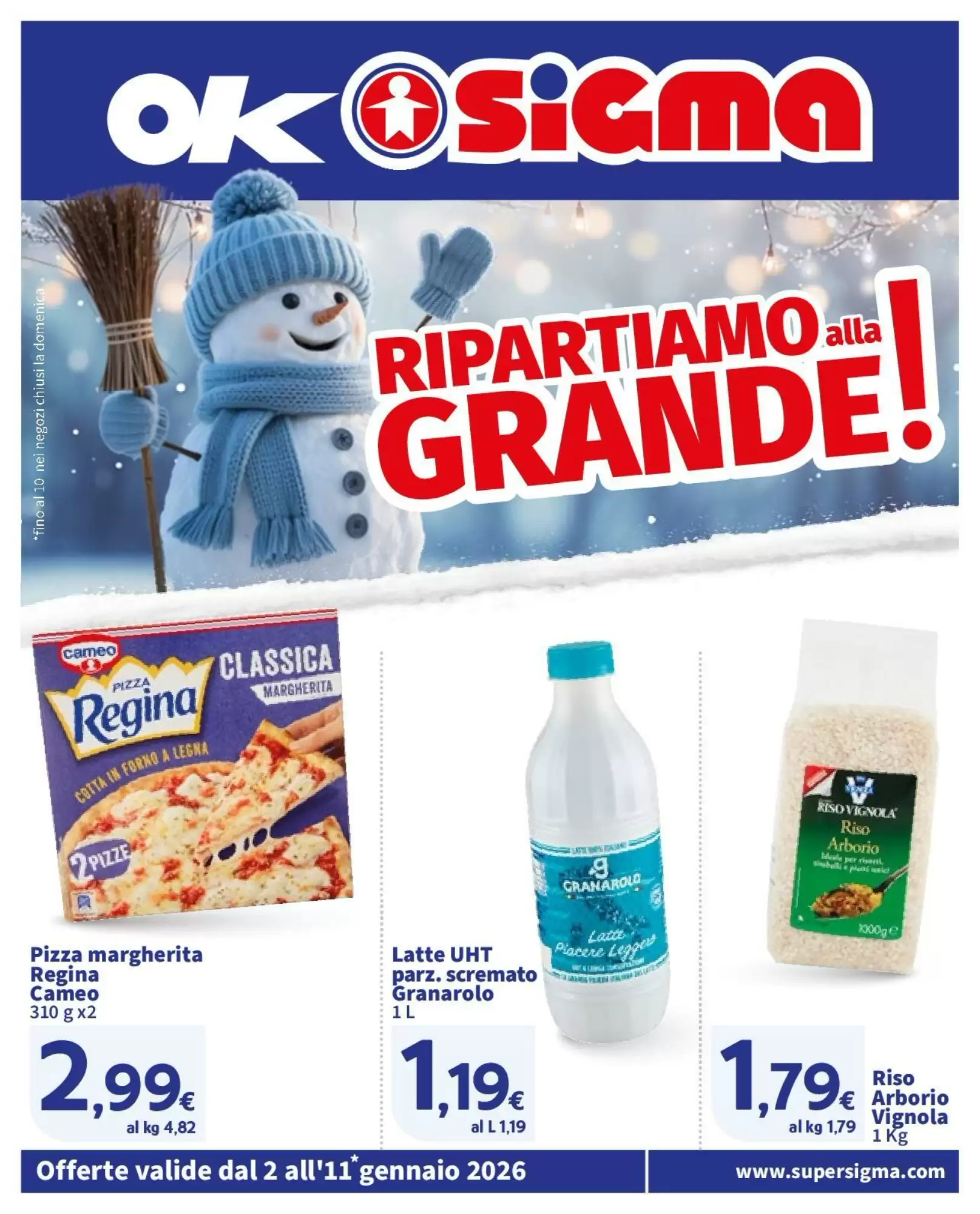 Volantino Ok Sigma 02/01/2026 – 21/01/2026
