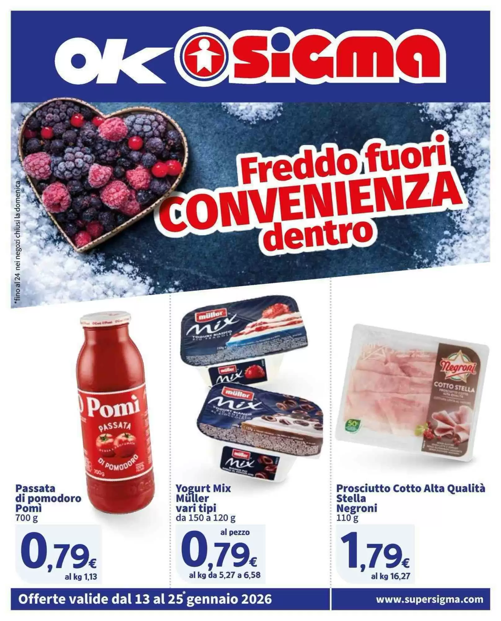 Volantino Ok Sigma 13/01/2026 – 25/01/2026