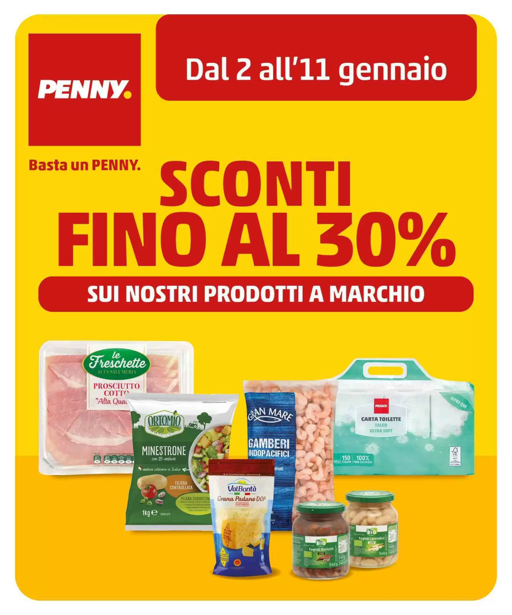 Volantino PENNY 02/01/2026 – 11/01/2026
