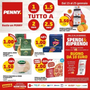 Volantino PENNY 15/01/2026 – 25/01/2026