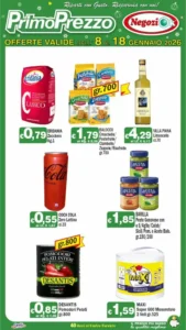 Volantino Primo Prezzo 08/01/2026 – 18/01/2026