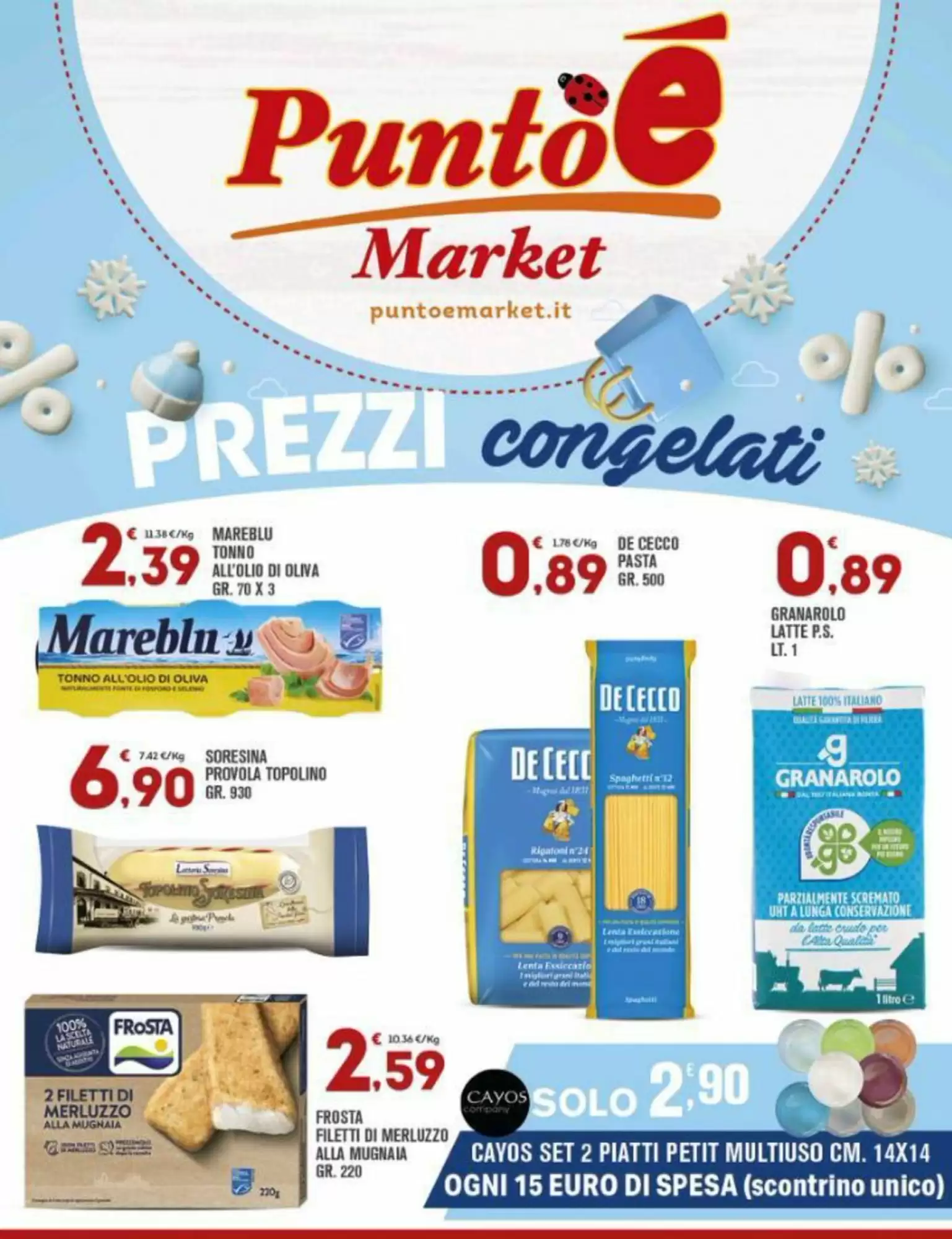 Volantino Punto &eacute; market 13/01/2026 – 18/01/2026