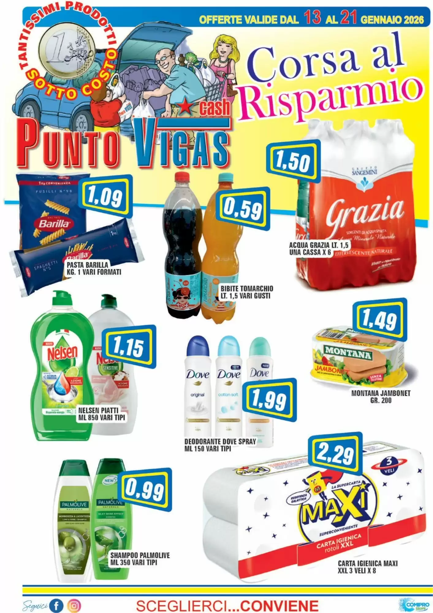 Volantino Punto Vigas 13/01/2026 – 21/01/2026