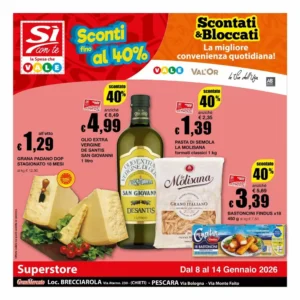 Volantino S&igrave; con te Superstore 08/01/2026 – 14/01/2026