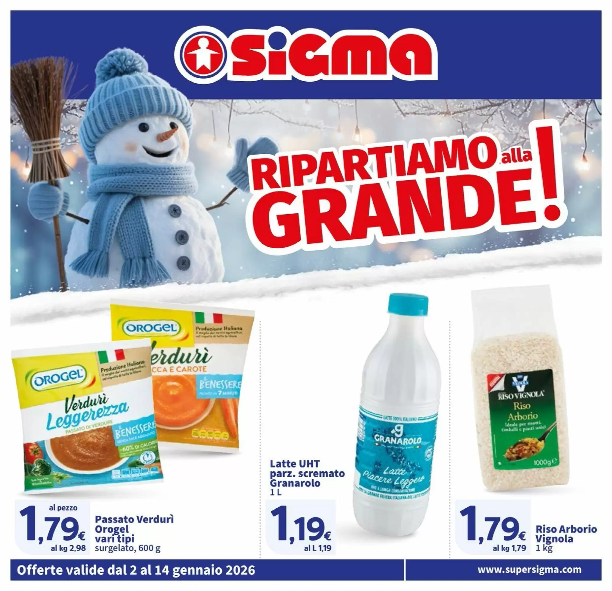 Volantino Sigma 02/01/2026 – 14/01/2026