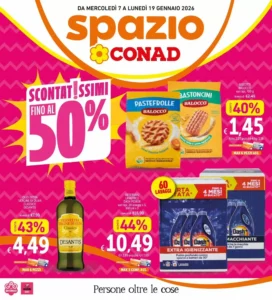 Volantino Spazio Conad 07/01/2026 – 19/01/2026