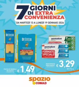 Volantino Spazio Conad 13/01/2026 – 19/01/2026
