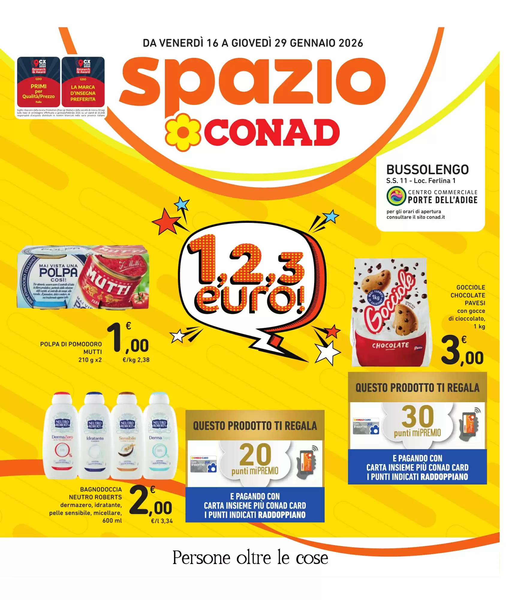 Volantino Spazio Conad 16/01/2026 – 29/01/2026