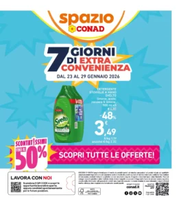 Volantino Spazio Conad 23/01/2026 – 29/01/2026