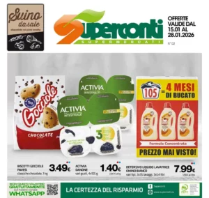 Volantino Superconti 15/01/2026 – 28/01/2026