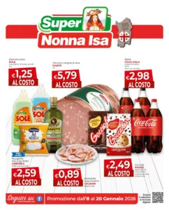 Volantino Supermercati Nonna Isa 08/01/2026 – 20/01/2026
