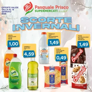 Volantino Supermercati Pasquale Prisco 08/01/2026 – 18/01/2026