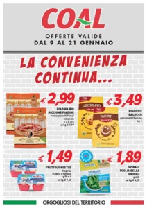 Volantino Supermercato Coal 09/01/2026 – 21/01/2026