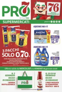 Volantino Superstore Pam 08/01/2026 – 16/01/2026
