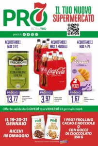 Volantino Superstore Pam 15/01/2026 – 23/01/2026