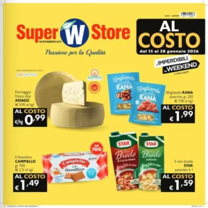 Volantino SuperW 15/01/2026 – 28/01/2026