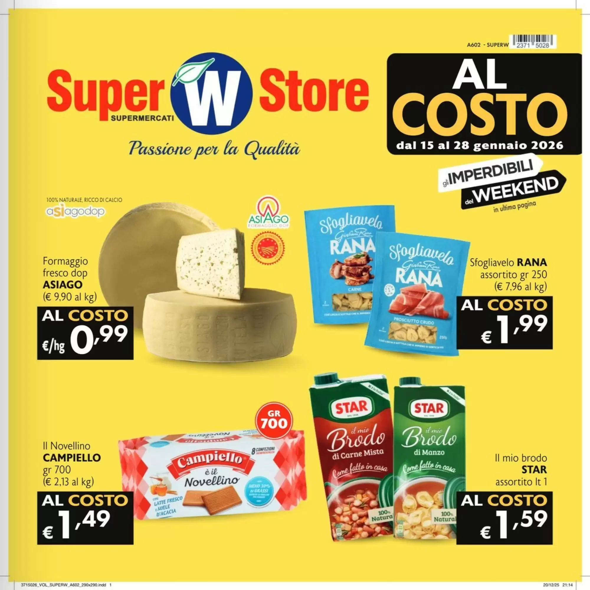 Volantino SuperW 15/01/2026 – 28/01/2026