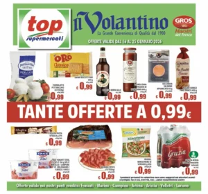 Volantino Top Supermercati 16/01/2026 – 25/01/2026