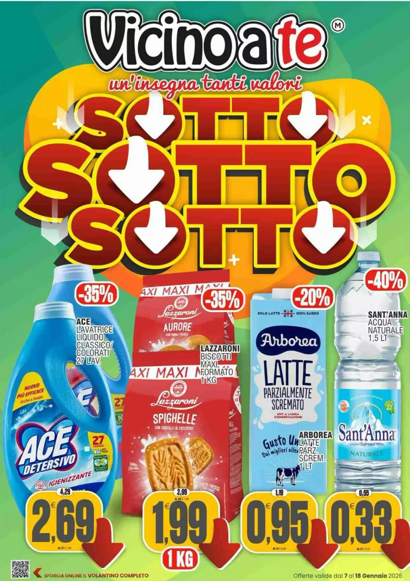 Volantino Vicino a te supermercati 07/01/2026 – 18/01/2026