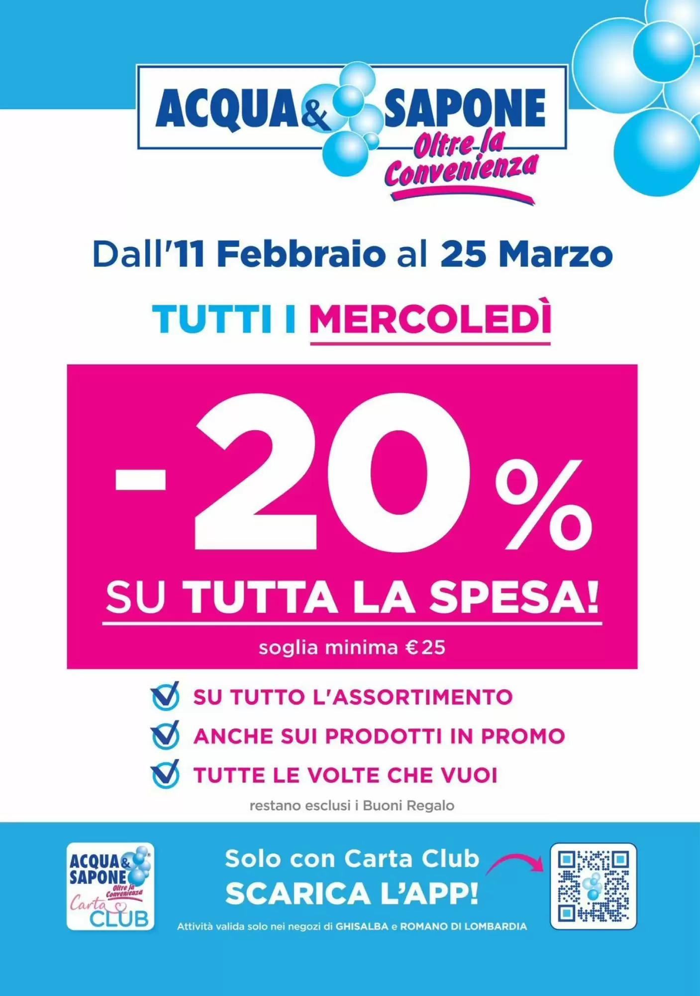Volantino Acqua & Sapone 11/02/2026 – 25/03/2026