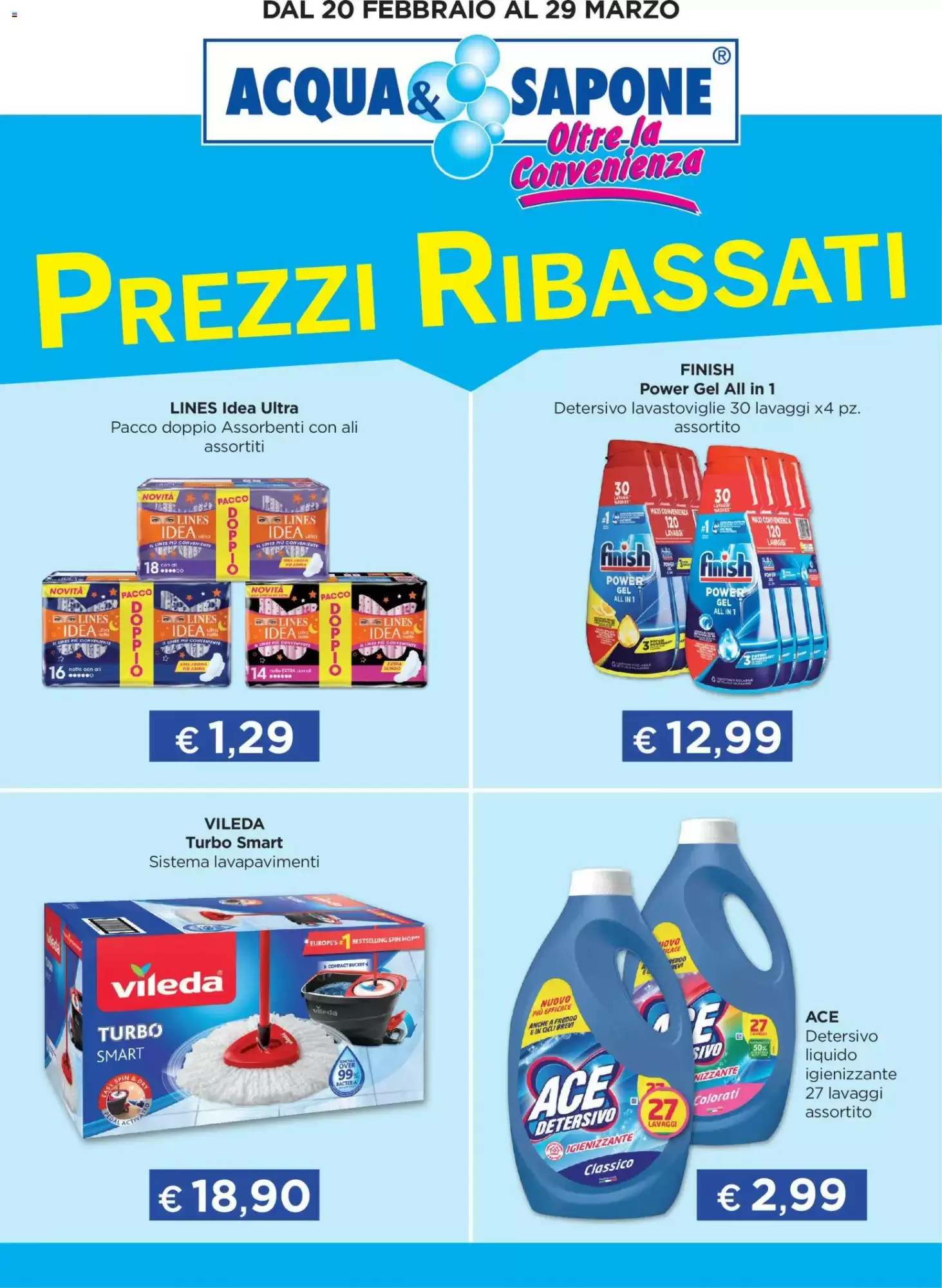 Volantino Acqua & Sapone 20/02/2026 – 29/03/2026