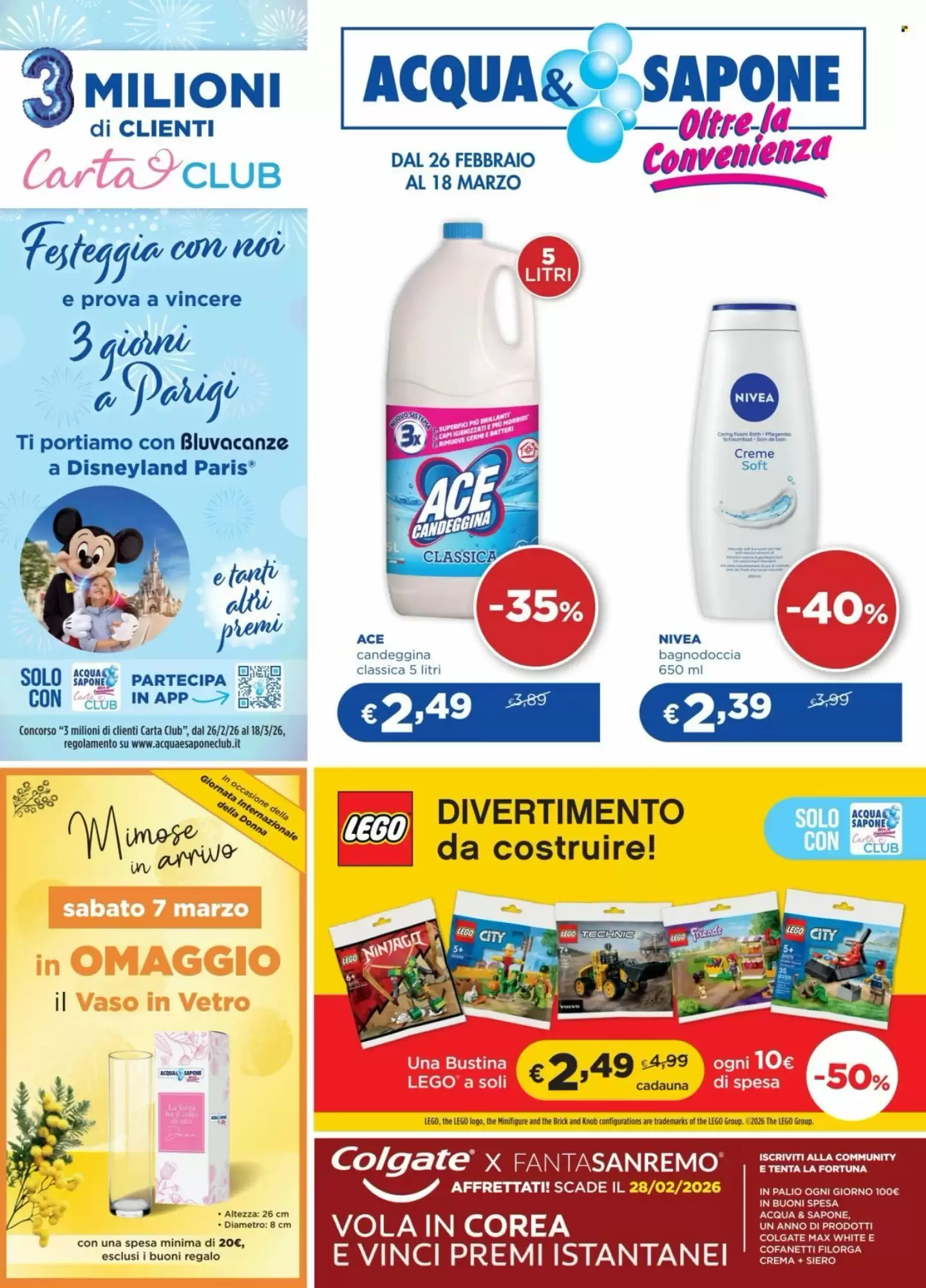 Volantino Acqua & Sapone 26/02/2026 – 18/03/2026