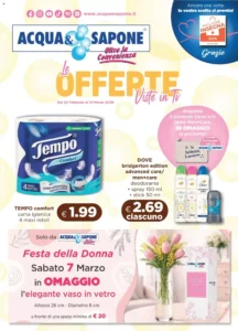 Volantino Acqua & Sapone 22/02/2026 – 14/03/2026