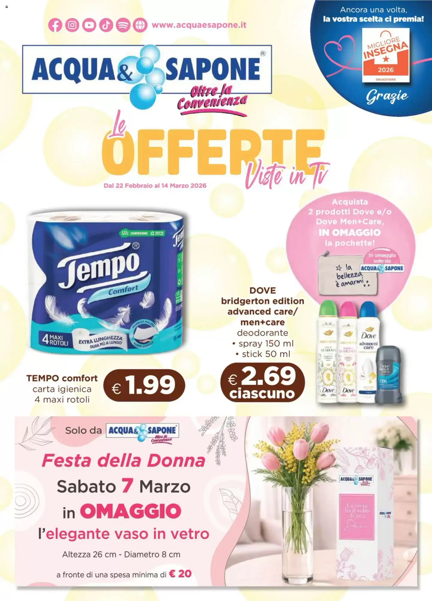 Volantino Acqua & Sapone 22/02/2026 – 14/03/2026