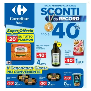 Volantino Carrefour 17/02/2026 – 01/03/2026