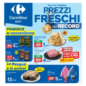 Volantino Carrefour 02/03/2026 – 12/03/2026